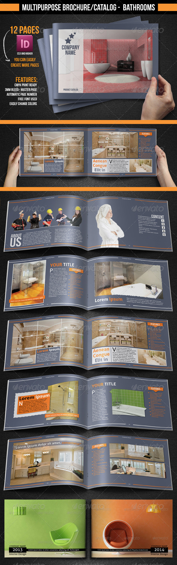 Multipurpose Brochure/Catalogue - Bathrooms - Catalogs Brochures