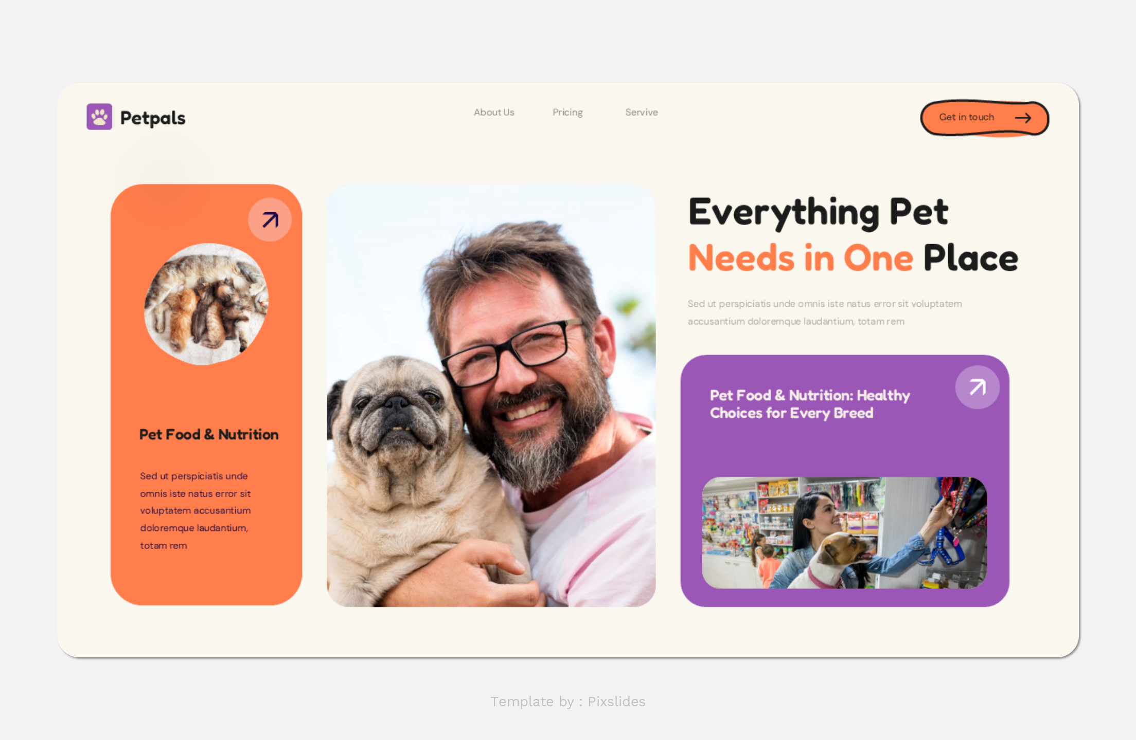 Petpals - Pet Shop & Pet Care PowerPoint Presentation Template ...