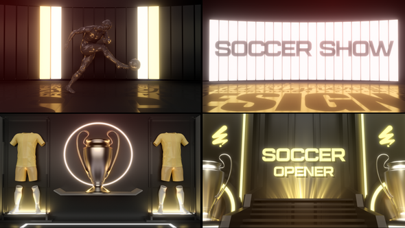 Soccer Football Opener Elements template preview