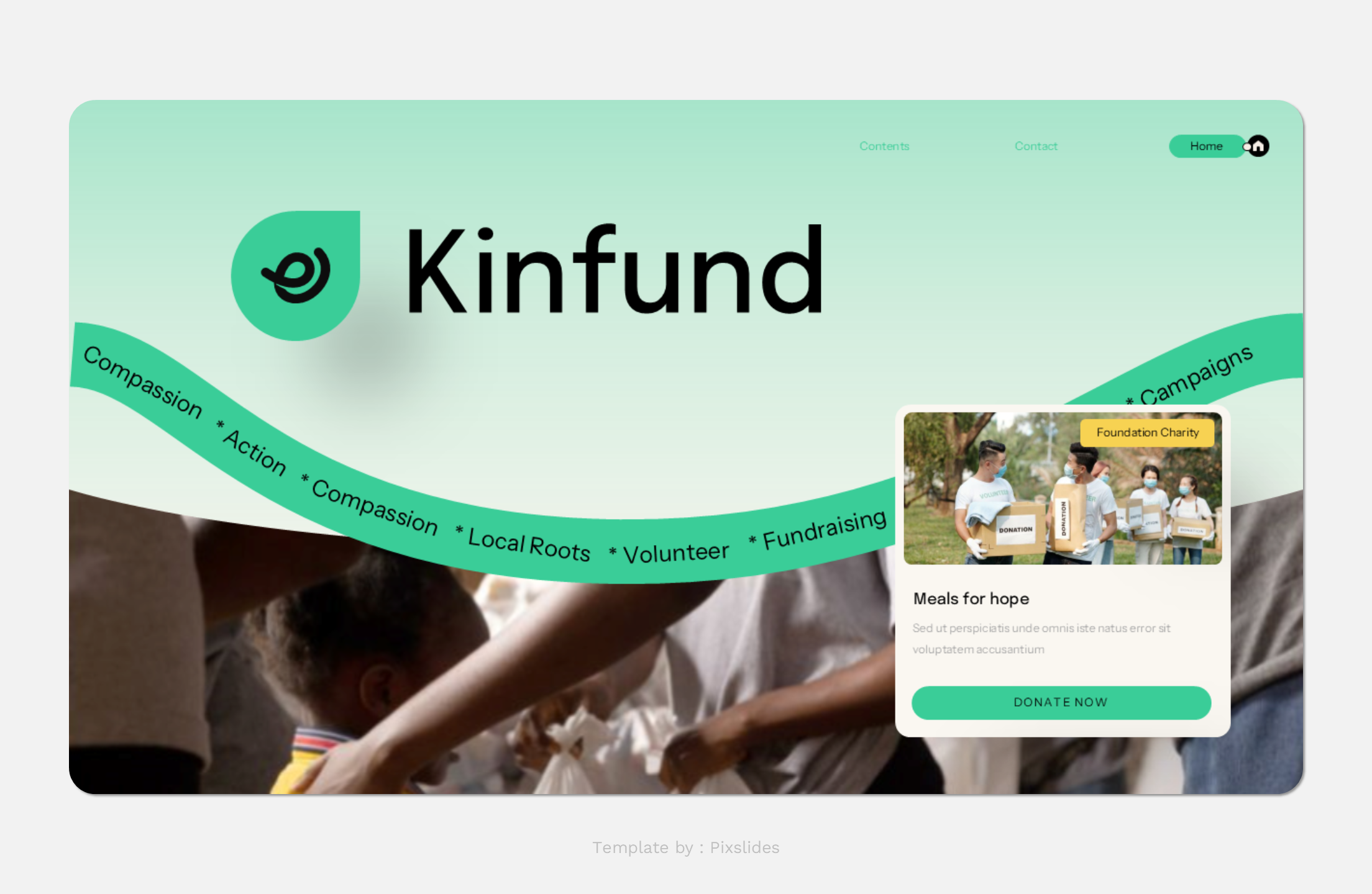Kindfund - Charity Foundation Keynote Presentation Template ...