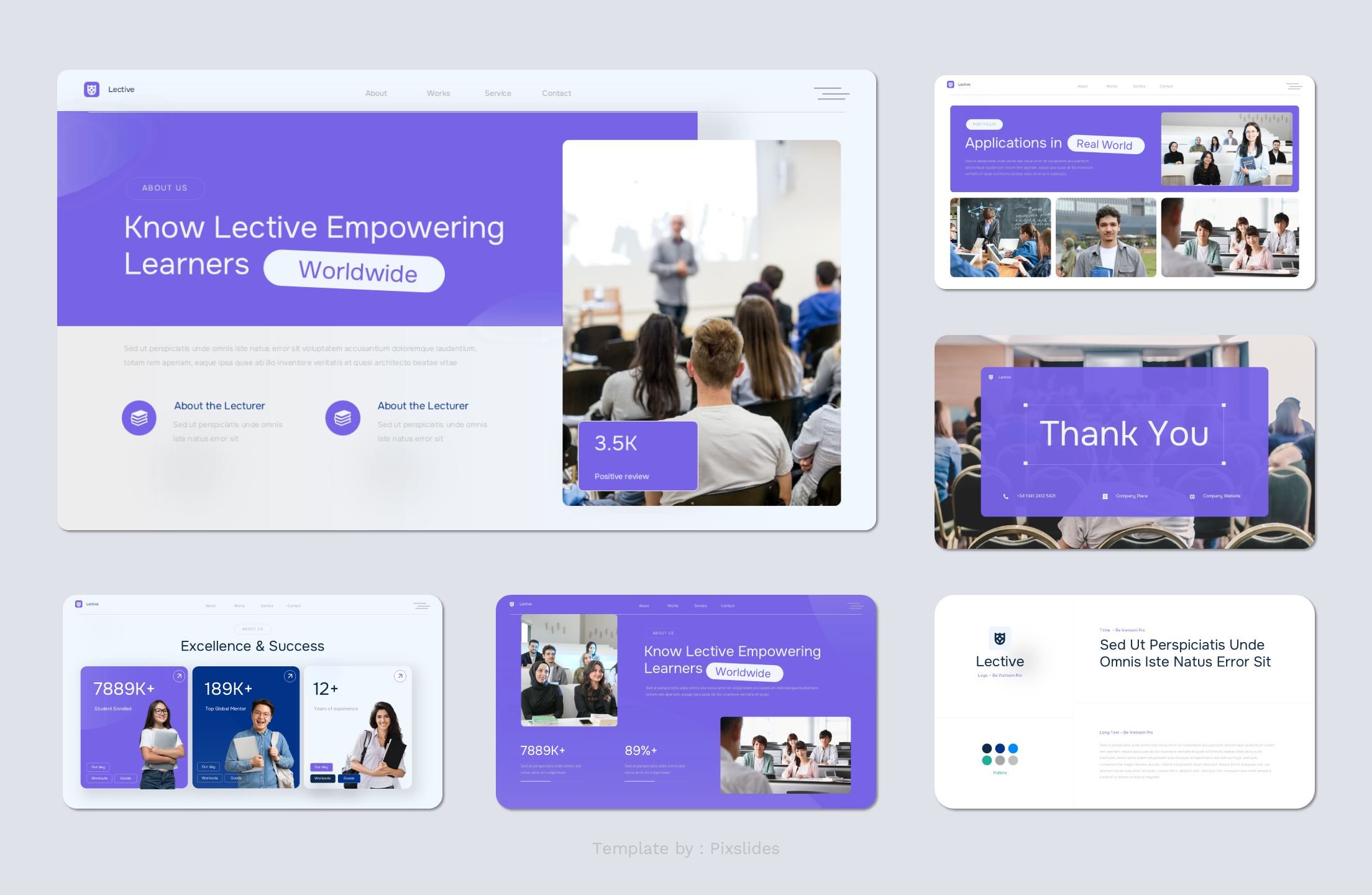 Lective - Lecture Education PowerPoint Presentation Template ...