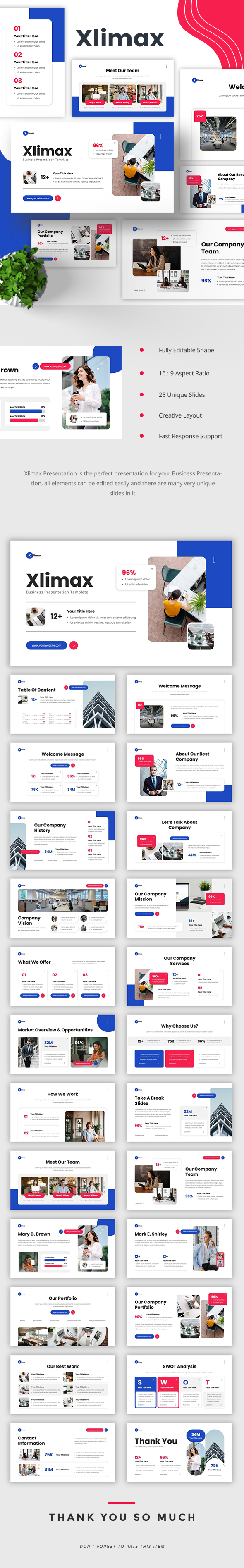 Xlimax - Business Google Slides Template