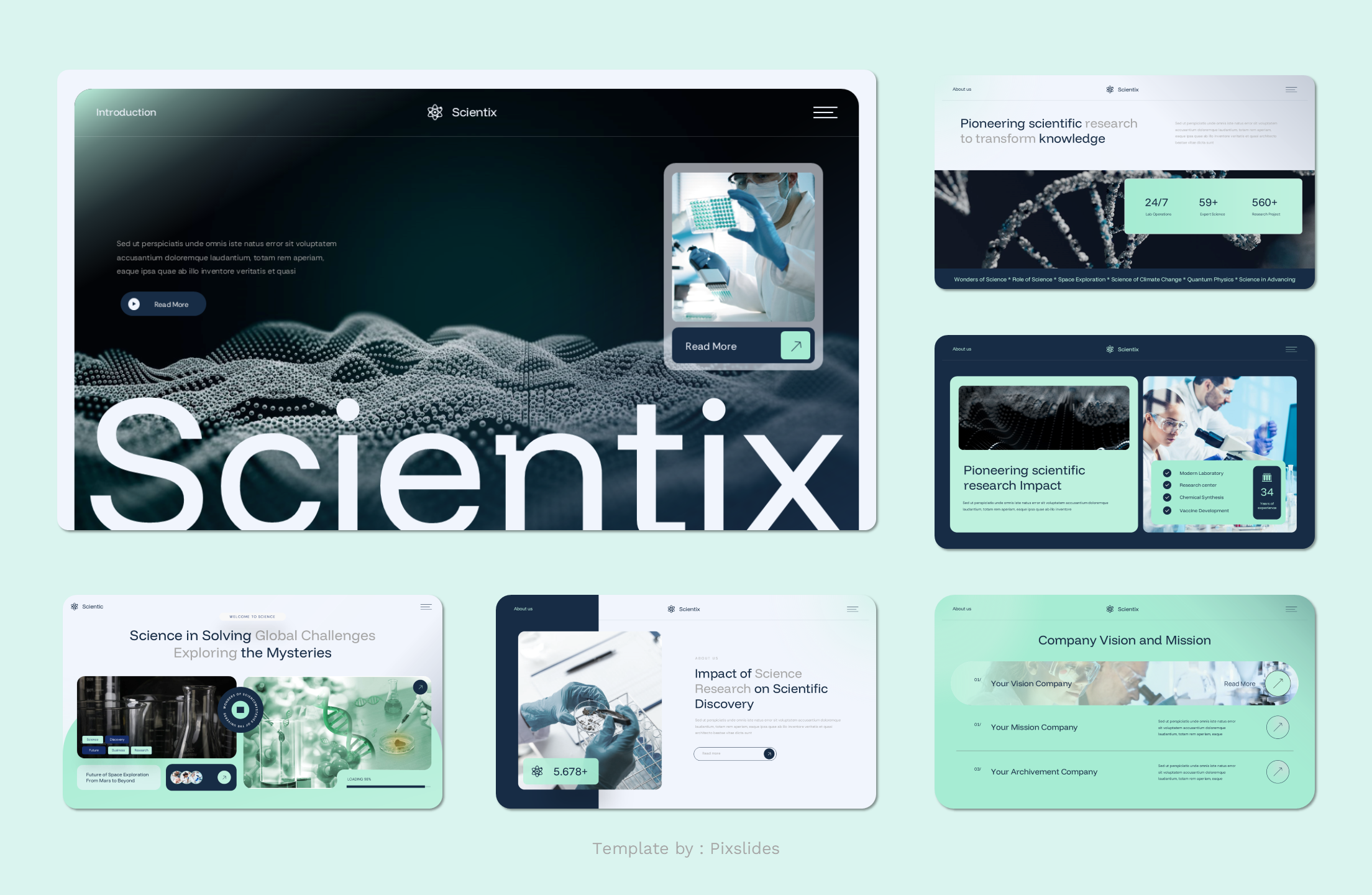 Scientix - Scientific Research Keynote Presentation Template ...