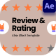 Review &amp; Rating After Effect - VideoHive Item for Sale