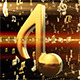 Golden Musical Notes Background Golden Musical Notes Background - VideoHive Item for Sale