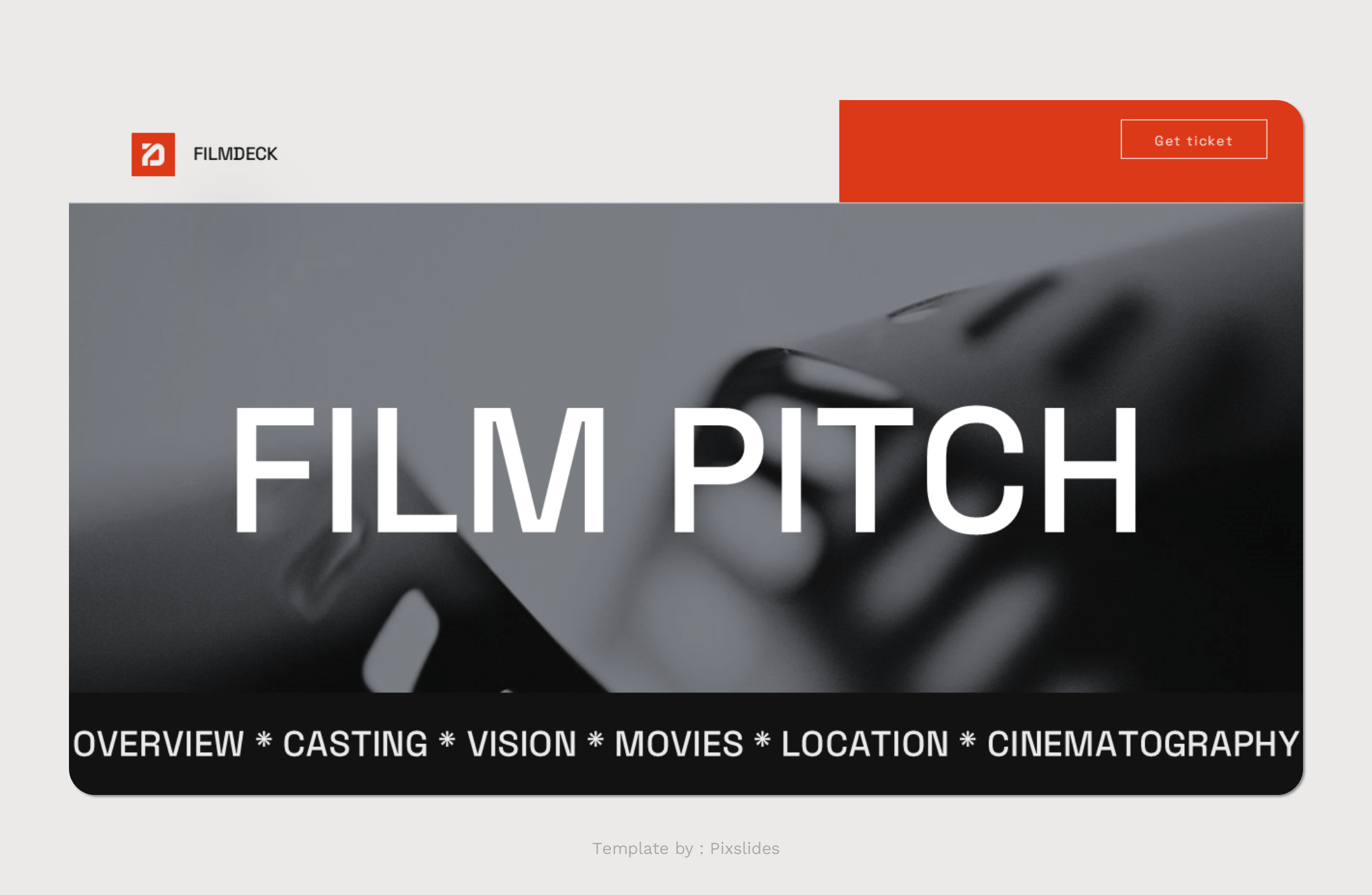 Filmdeck - Film Pitch Deck Keynote Presentation Template, Presentation ...