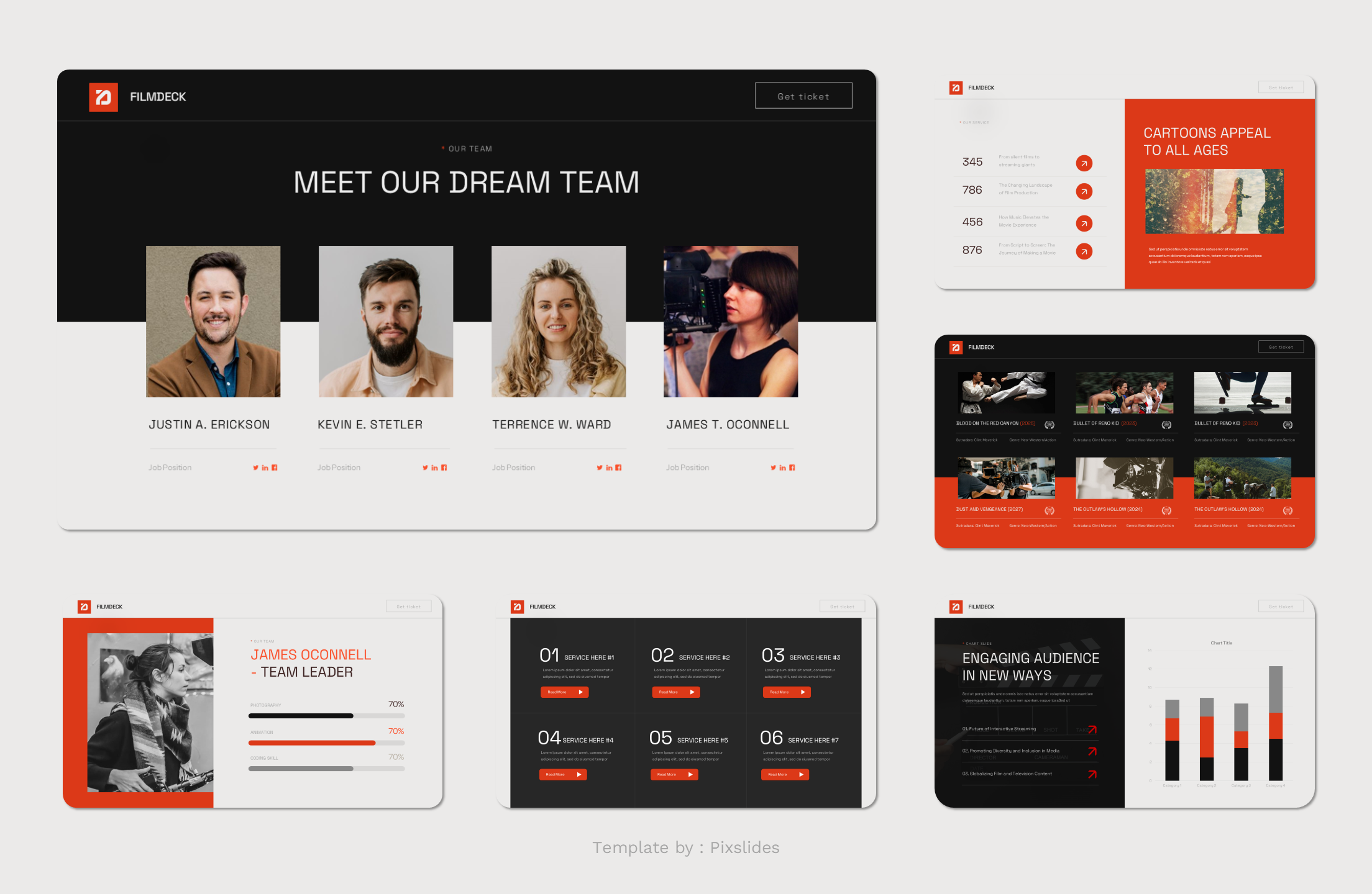 Filmdeck - Film Pitch Deck Keynote Presentation Template, Presentation ...