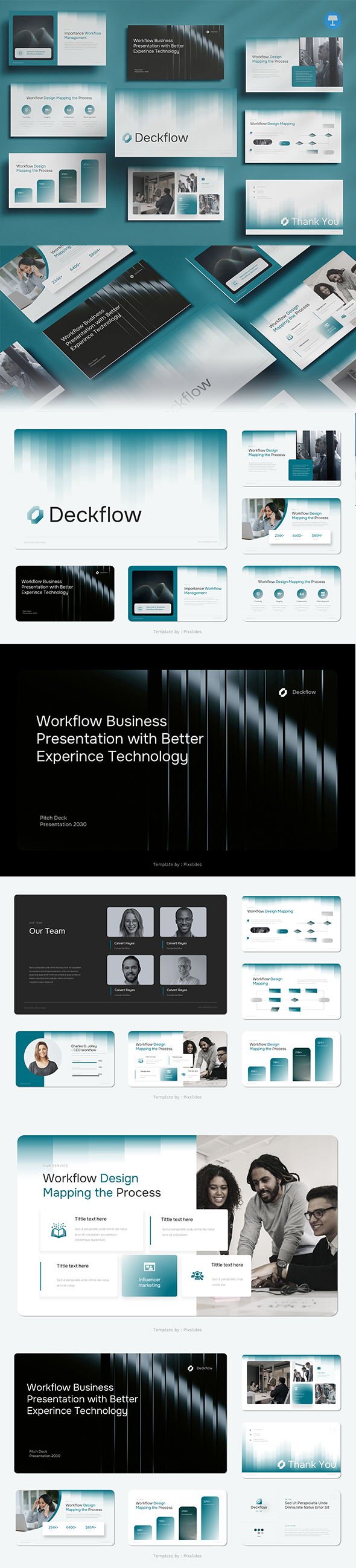 Deckflow - Workflow Business Keynote Presentation