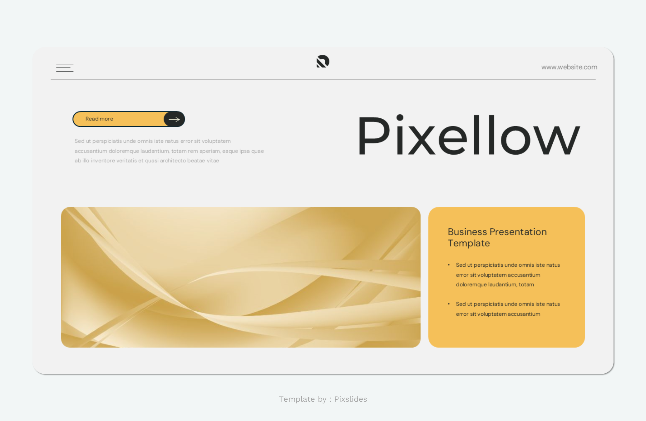 Pixellow - Yellow and Black Business Presentation Template ...