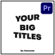 Big Titles X - VideoHive Item for Sale