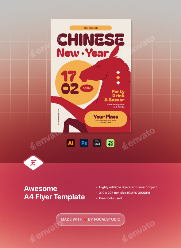 Chinese New Year - Flyer