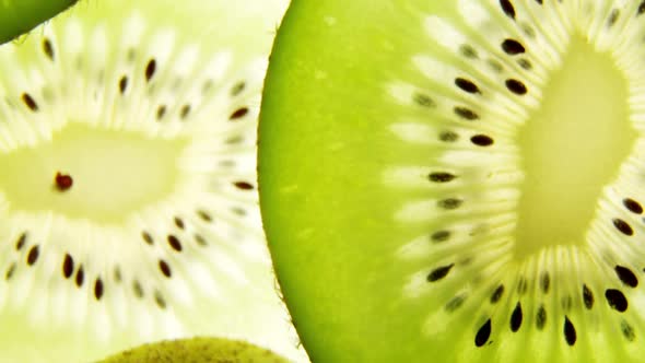 Close-up of slice kiwis alt
