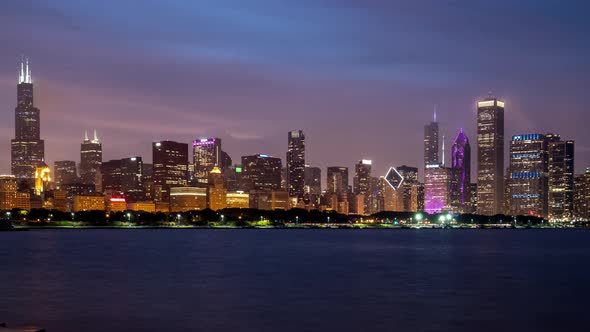 4K Chicago Skyline alt