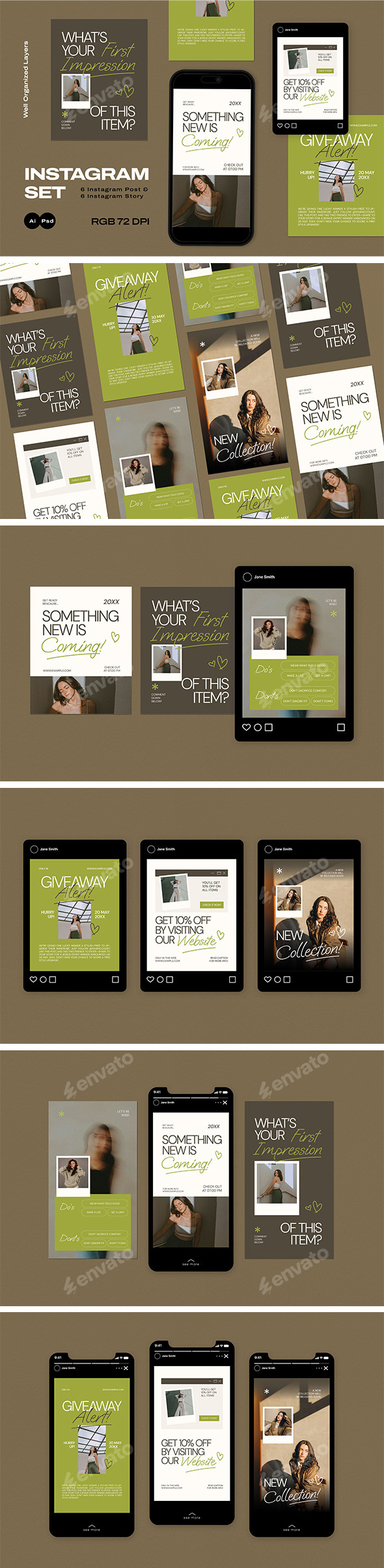 Fashion Sale Instagram Set