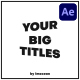 Big Titles X - VideoHive Item for Sale