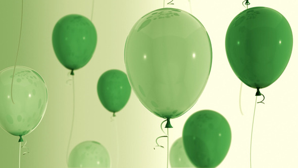 Green Balloons 36