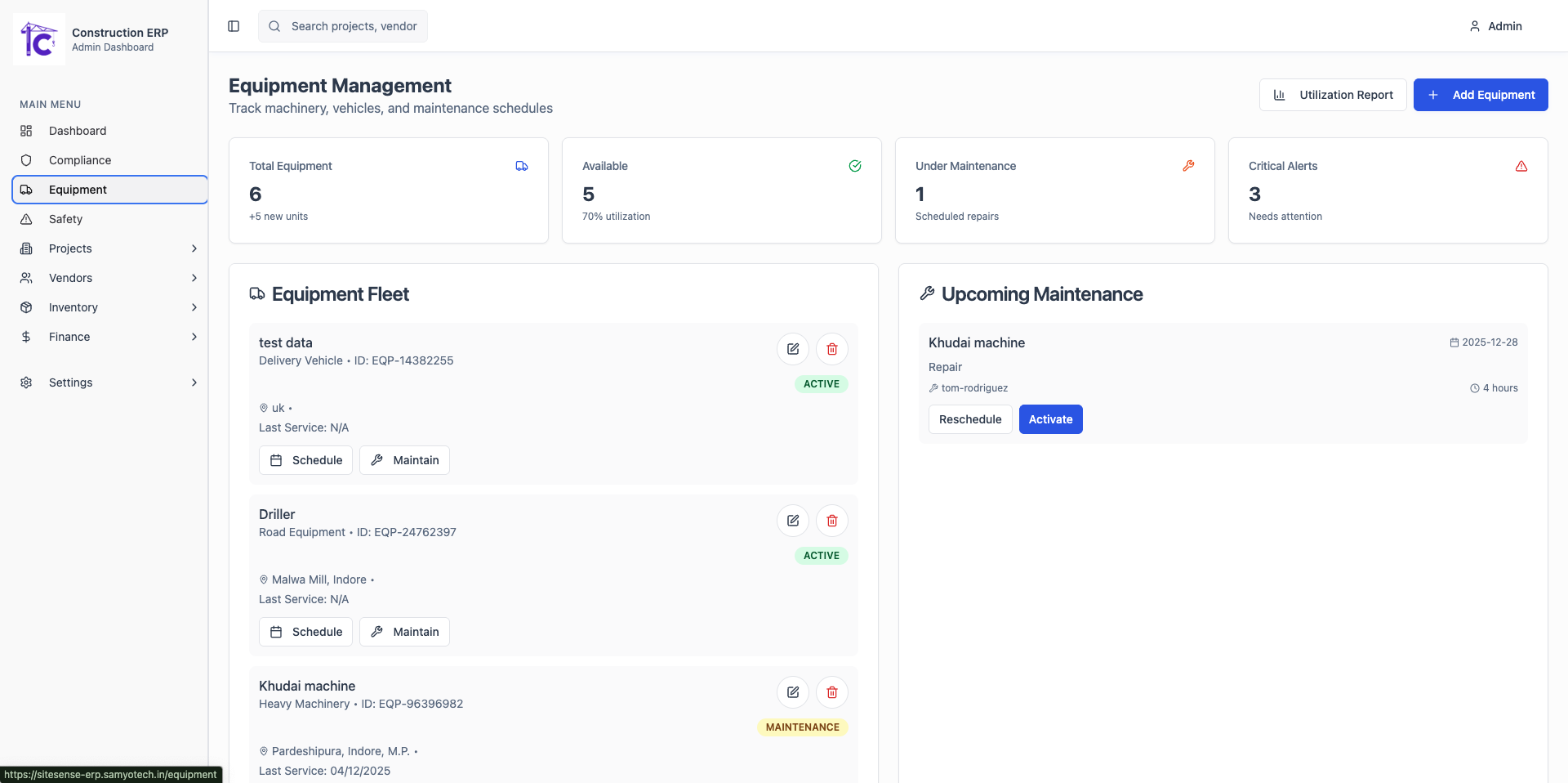Construction ERP | Construction Management System | Real Sstate ...