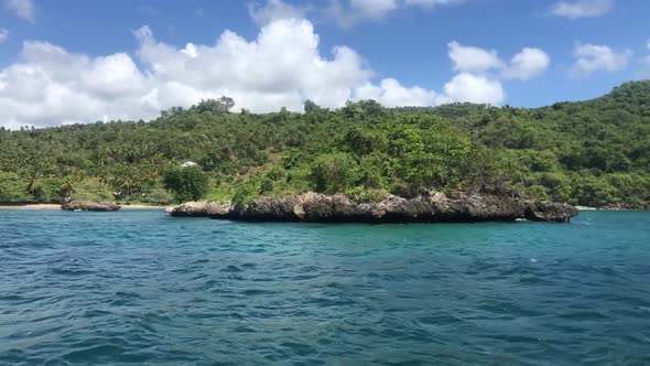 View from the Boat on the Samana Peninsula