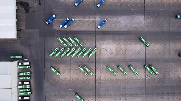 Buses Parked In The Garage alt