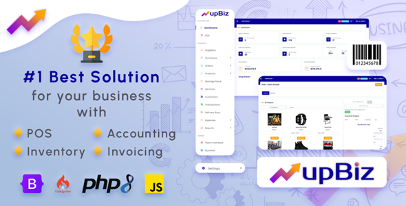 POS - upBiz POS ( Point of Sale ), Inventory, Accounting, Invoicing for Small / Medium Businesses
