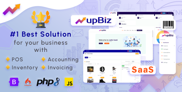 upBiz SaaS - POS ( Point of Sale ), Inventory, Accounting, Invoicing for Small / Medium Businesses