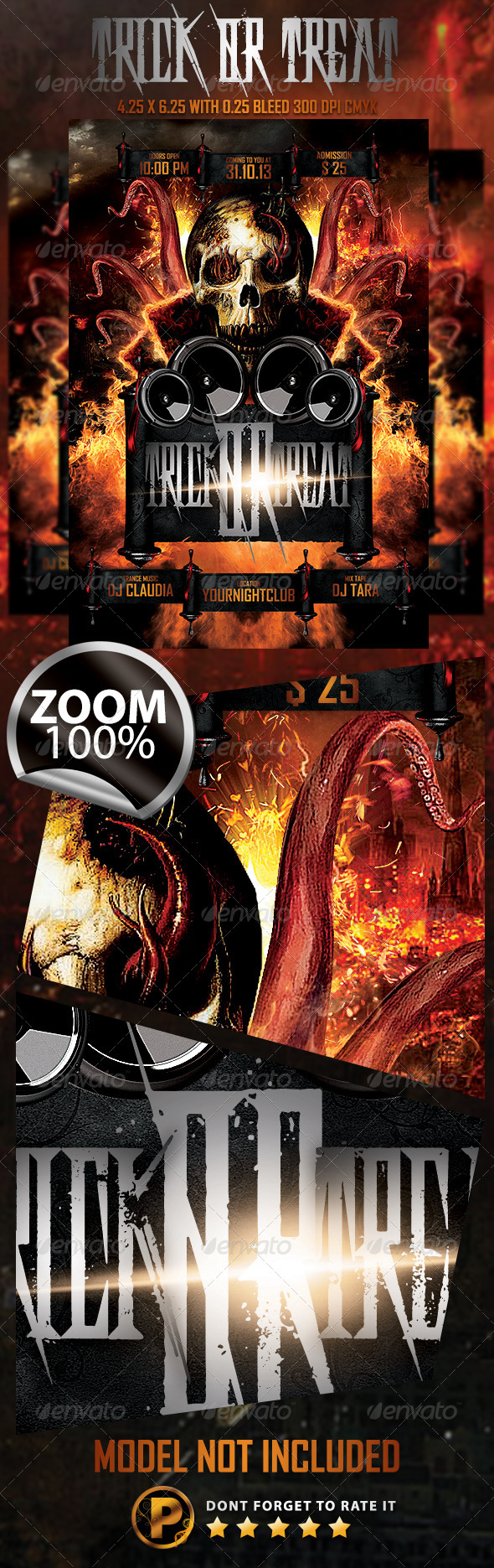 Trick Or Treat Flyer Template - Print Templates