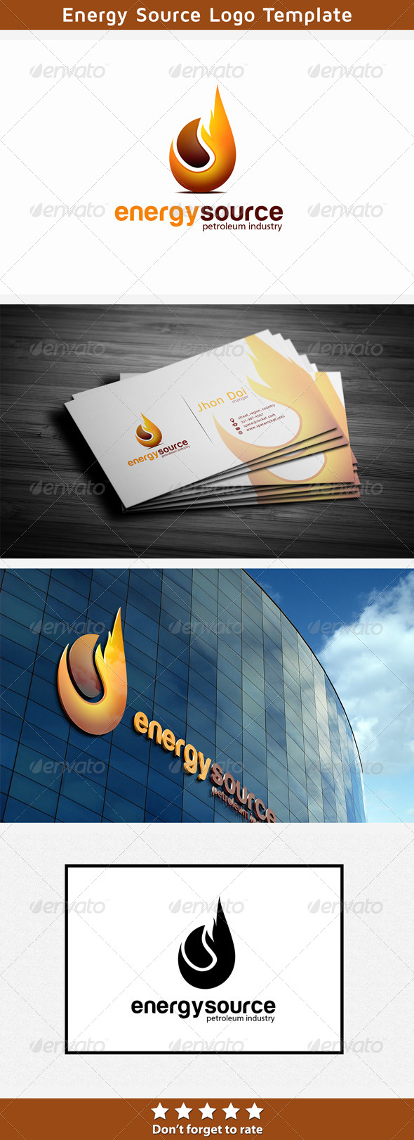 Oil and Gas Energy - Nature Logo Templates