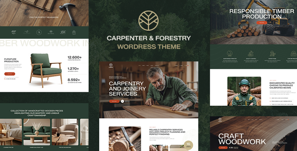 Lumbert - Carpenter, Wood & Forestry WordPress Theme