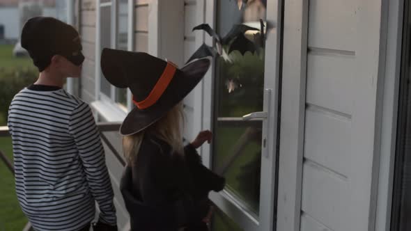 Witch and Bandit Trick or Treating alt
