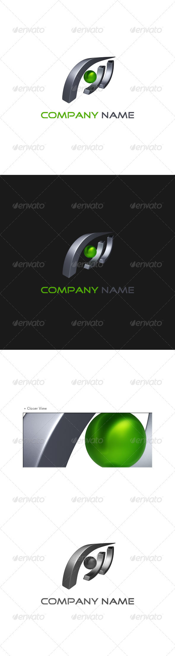 3D Abstract Logo - 001 - 3d Abstract