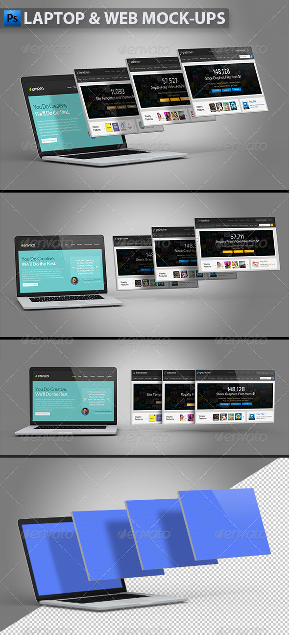website mockup template