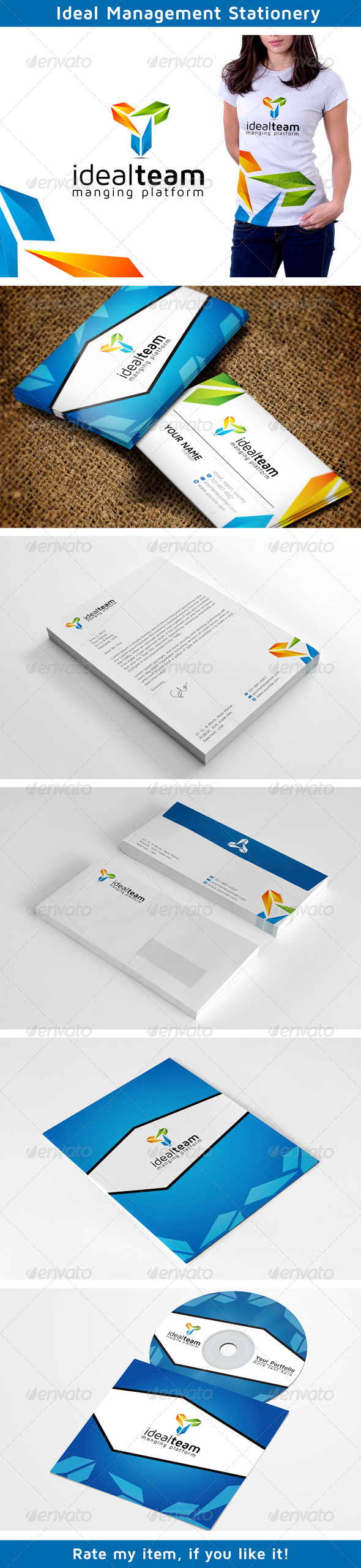 Colors Management Stationery - Print Templates