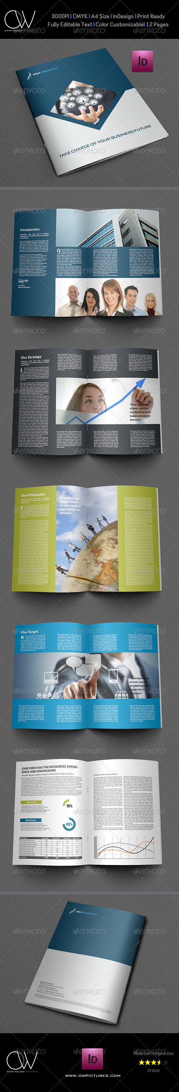 Company Brochure Template Vol.9 - 12 Pages - Corporate Brochures