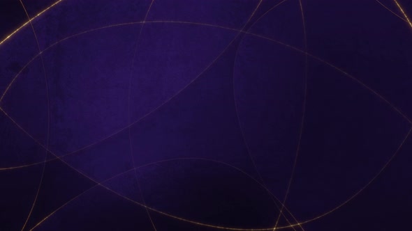 Abstract Full Frame Purple Gold Horizontal Decoration Template Loop Banner Background