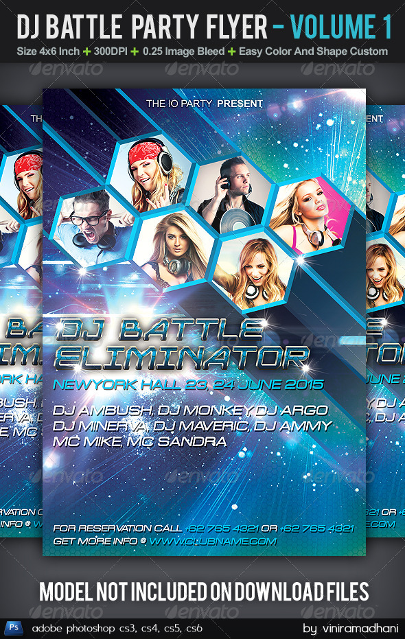 dj battle party flyer volume 1 by vinirama graphicriver download psd battle flyer templates