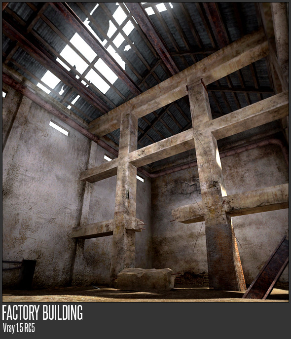 Factory building - 3Docean 576333