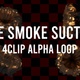 Fire Smoke Suction 4Clip Alpha Loop - VideoHive Item for Sale