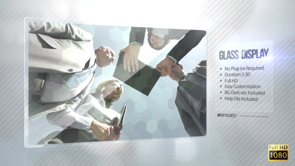 Glass Video Display - VideoHive 5198661
