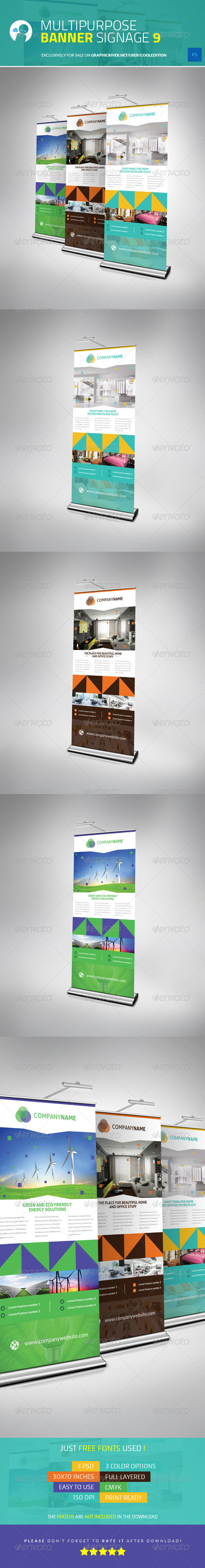 Multipurpose Banner Signage 9 - Print Templates