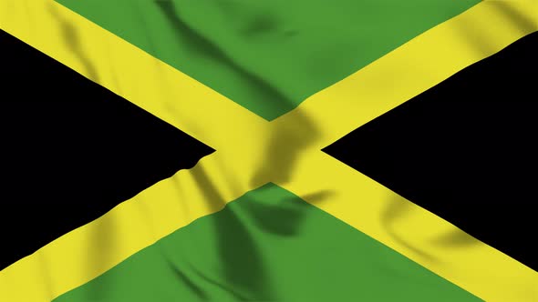 4K Jamaica Flag - Loopable