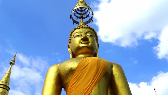 Buddha Gold Sculpture Thailand