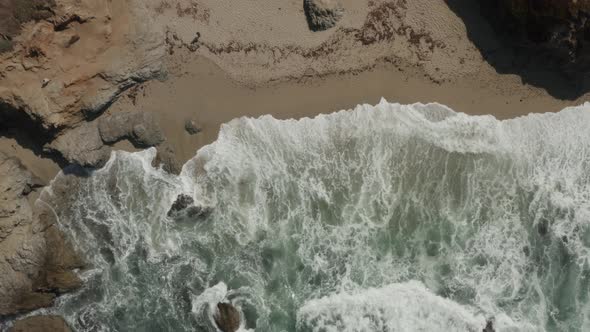 Aerial video of the Coast Northern California Bodega Bay alt