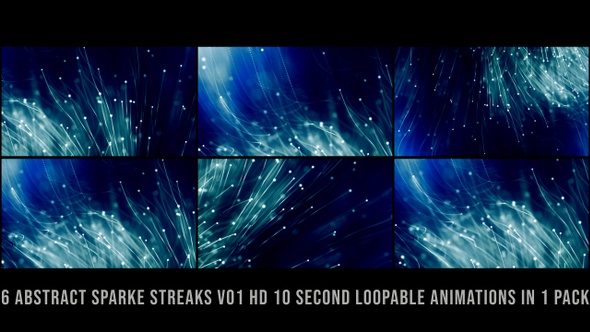 Abstract Reflection Streaks Blue V01 alt