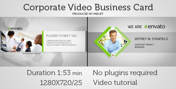 Corporate Video Business Card