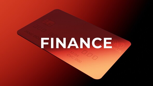Credit Card - Color red Elements template preview