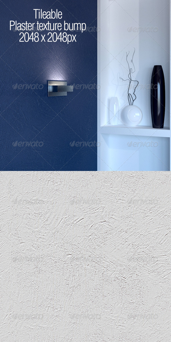 Tileable plaster texture - 3Docean 5602444