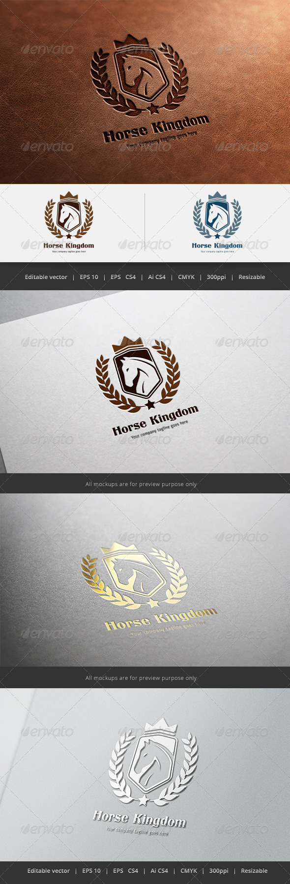 Horse Kingdom Logo - Crests Logo Templates