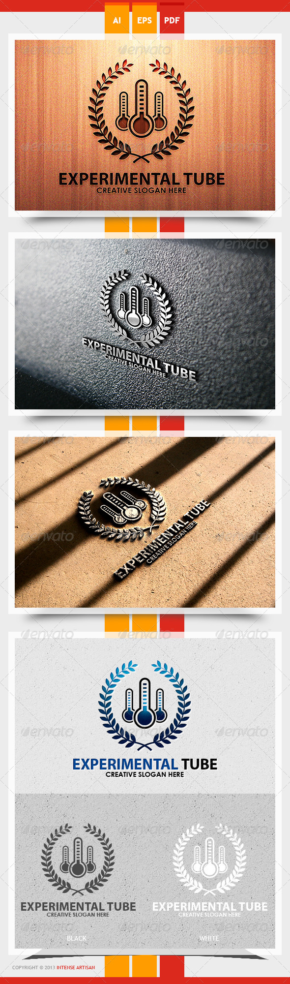 Experimental Tube Logo Template - Objects Logo Templates