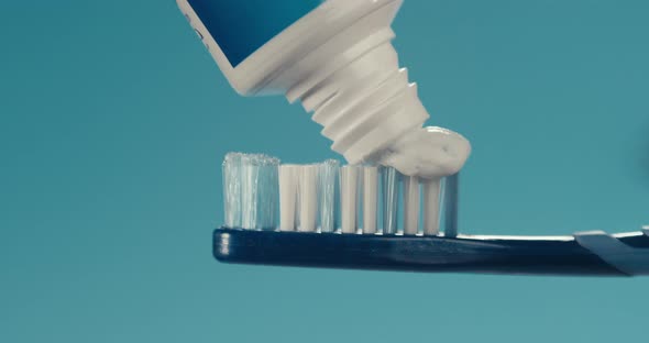 Putting Toothpaste On A Brush