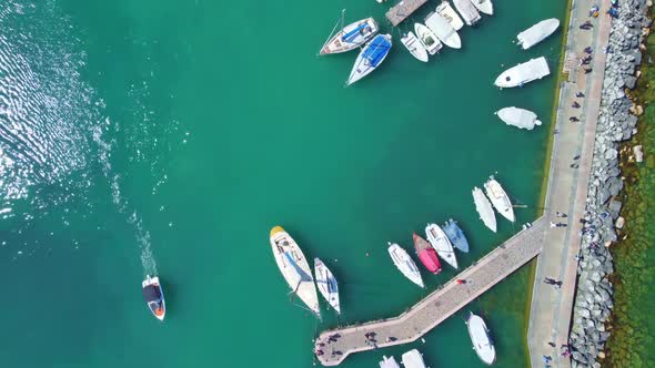 Lake Aerial View In Spring alt